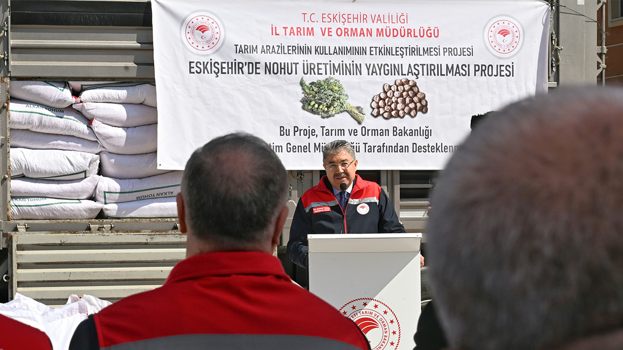 Eskişehir'de Nohut Üretiminin Geliştirilmesi Projesi Hayata Geçti