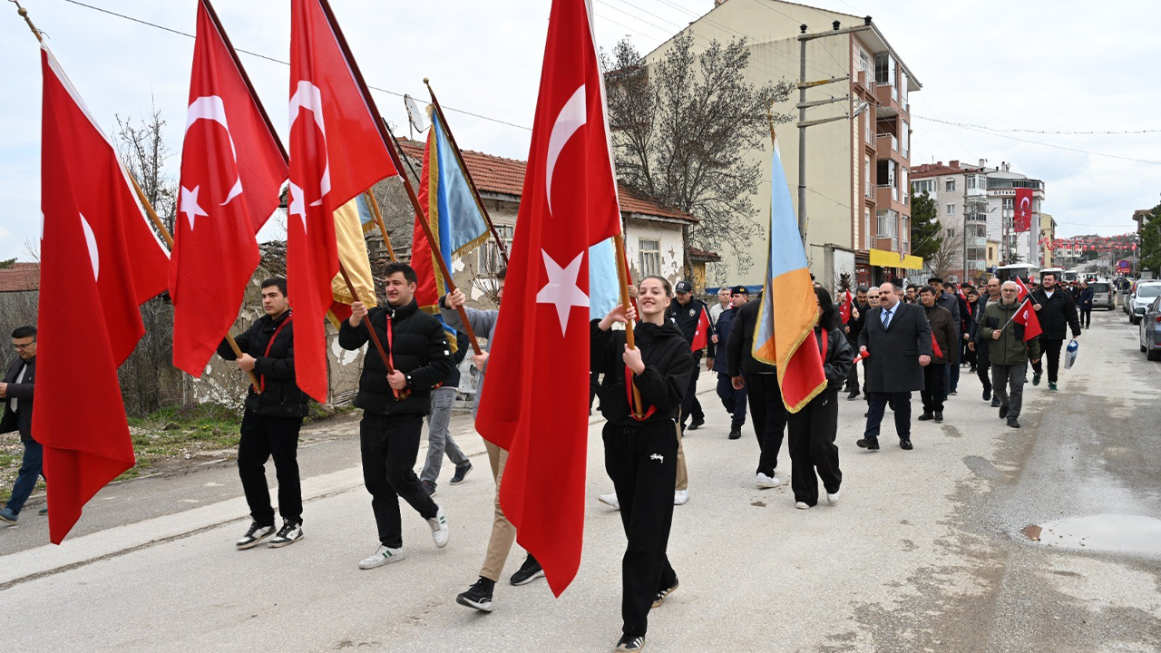 Geniş Katılımla Zafer Yürüyüşü Gerçekleştirildi