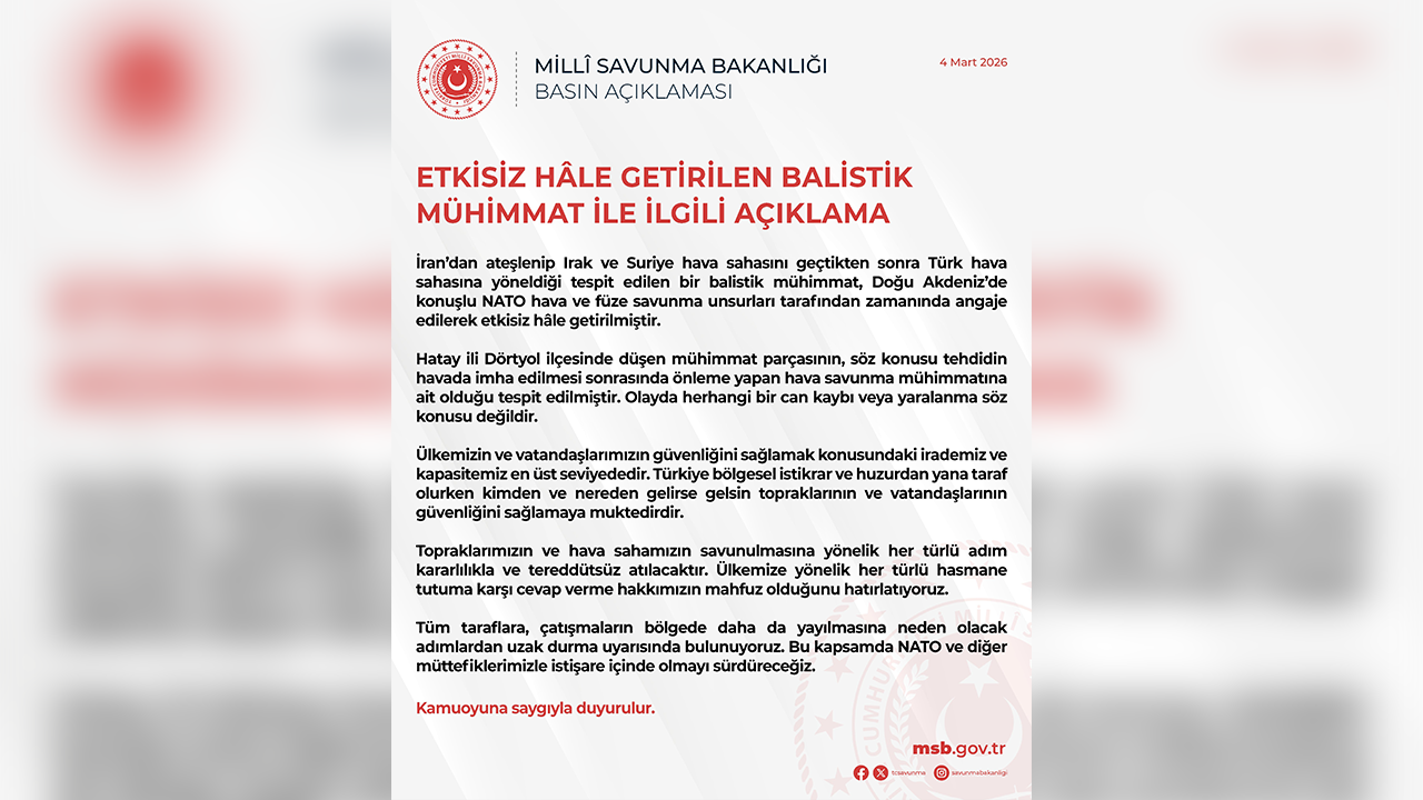 Msb Balistik Mühimmat Açıklaması