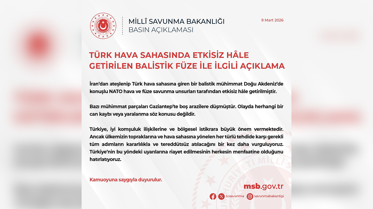 Msb'den Füze Açiklamasi