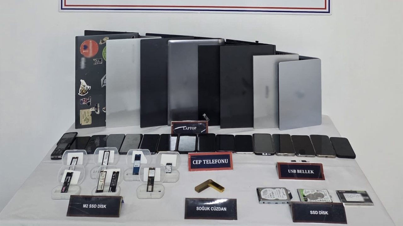 Operasyonda Ele Geçirilen Dijital Meteryaller