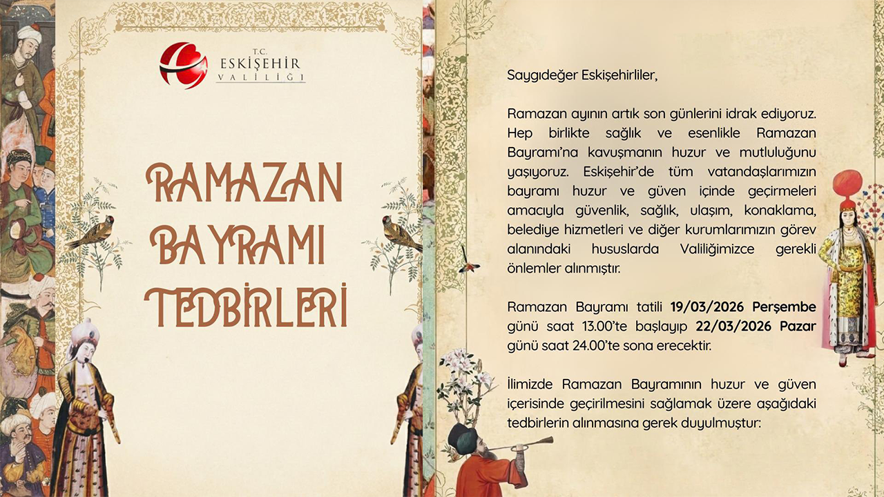 Ramazan Bayramı Tedbirleri