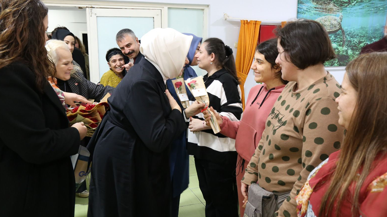 Vekil Gürcan Kadınlar Günü Dolayısıyla Birçok Ziyaret Gerçekleştirdi