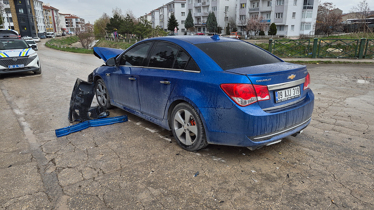 Araçta Büyük Çapta Maddi Hasar Oluştu