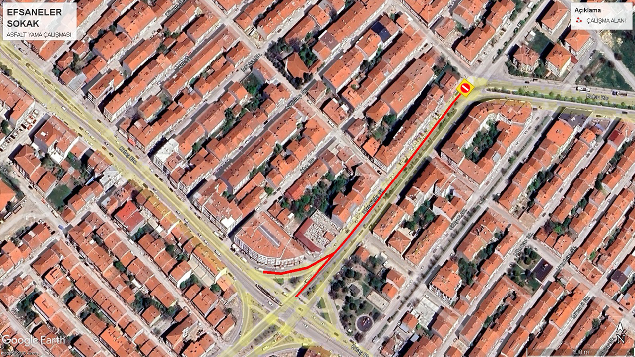 Efsaneler Sokak Yol Çalişmasi