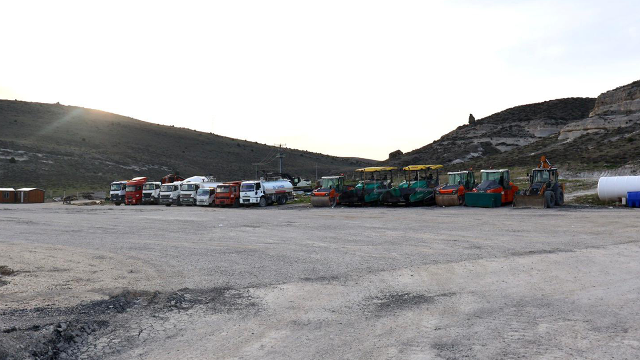 Eskişehir Seyitgazi Yolunda Çalişmalar Sürüyor