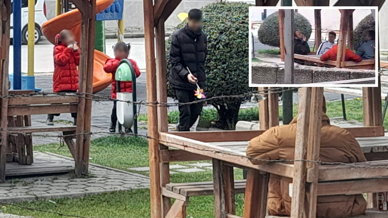 Eskişehir'de Çocuk Parkında Tepki Çeken Görüntüler!