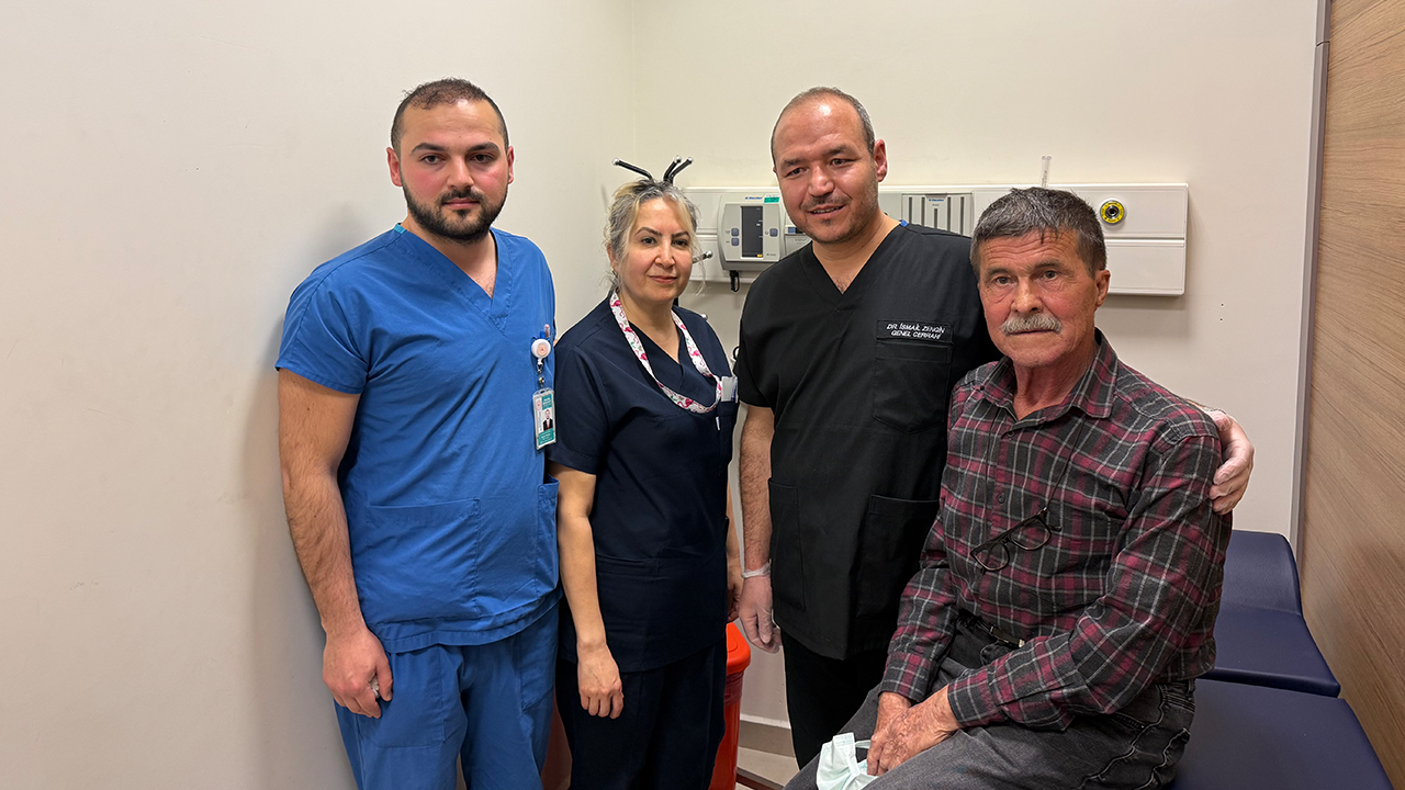 Kanserli Alan Kapalı Ameliyat Ile Temizlendi