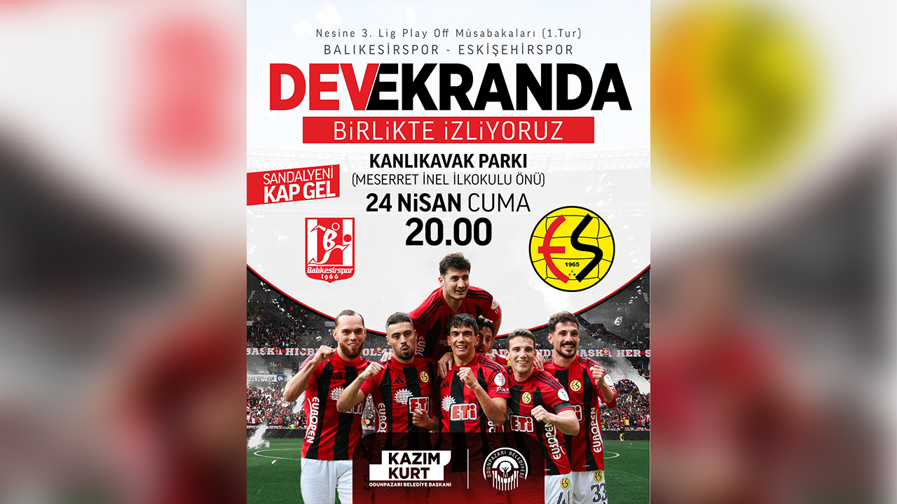 Odunpazarı Belediyesi Dev Ekran Duyurusu