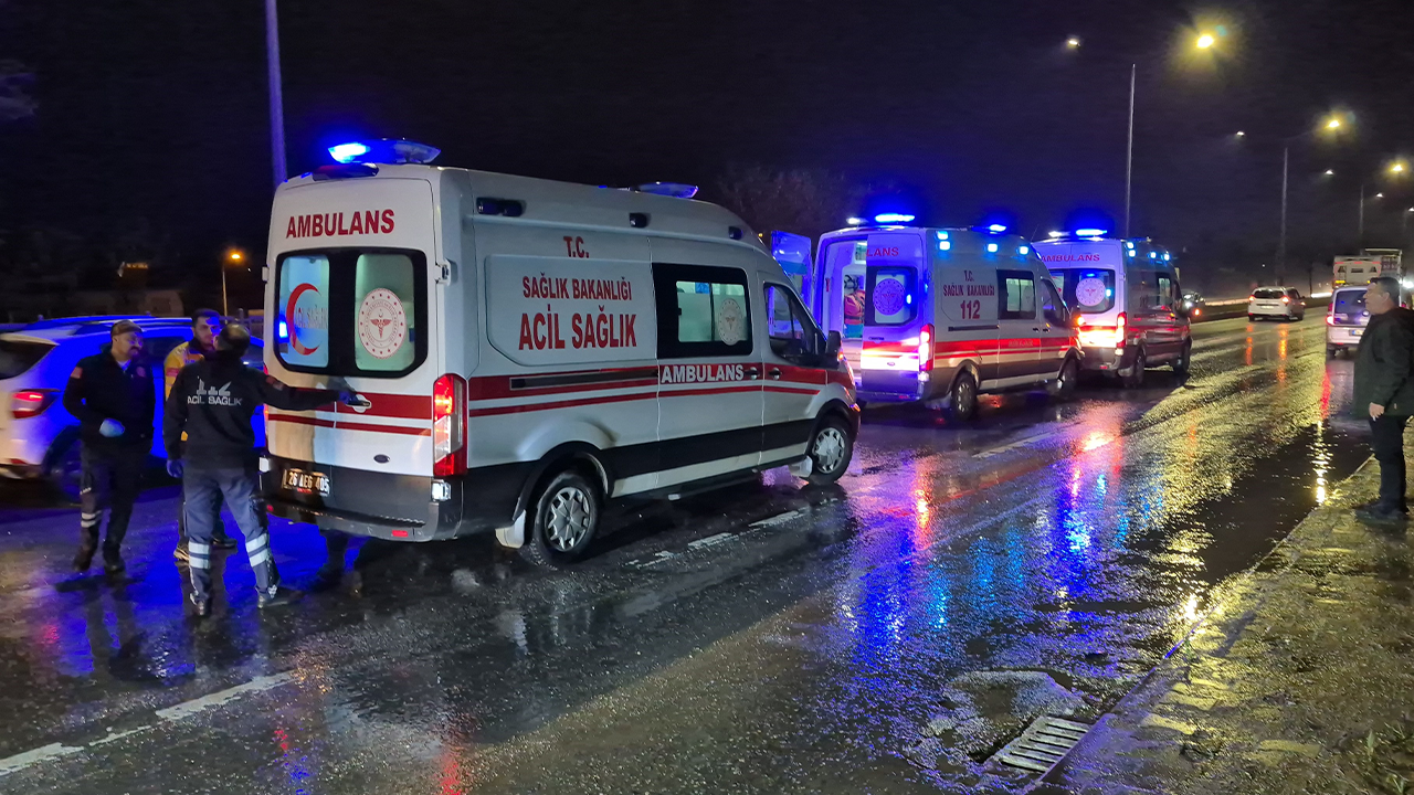 Olay Yerine Çok Sayıda Ambulans Sevk Edildi