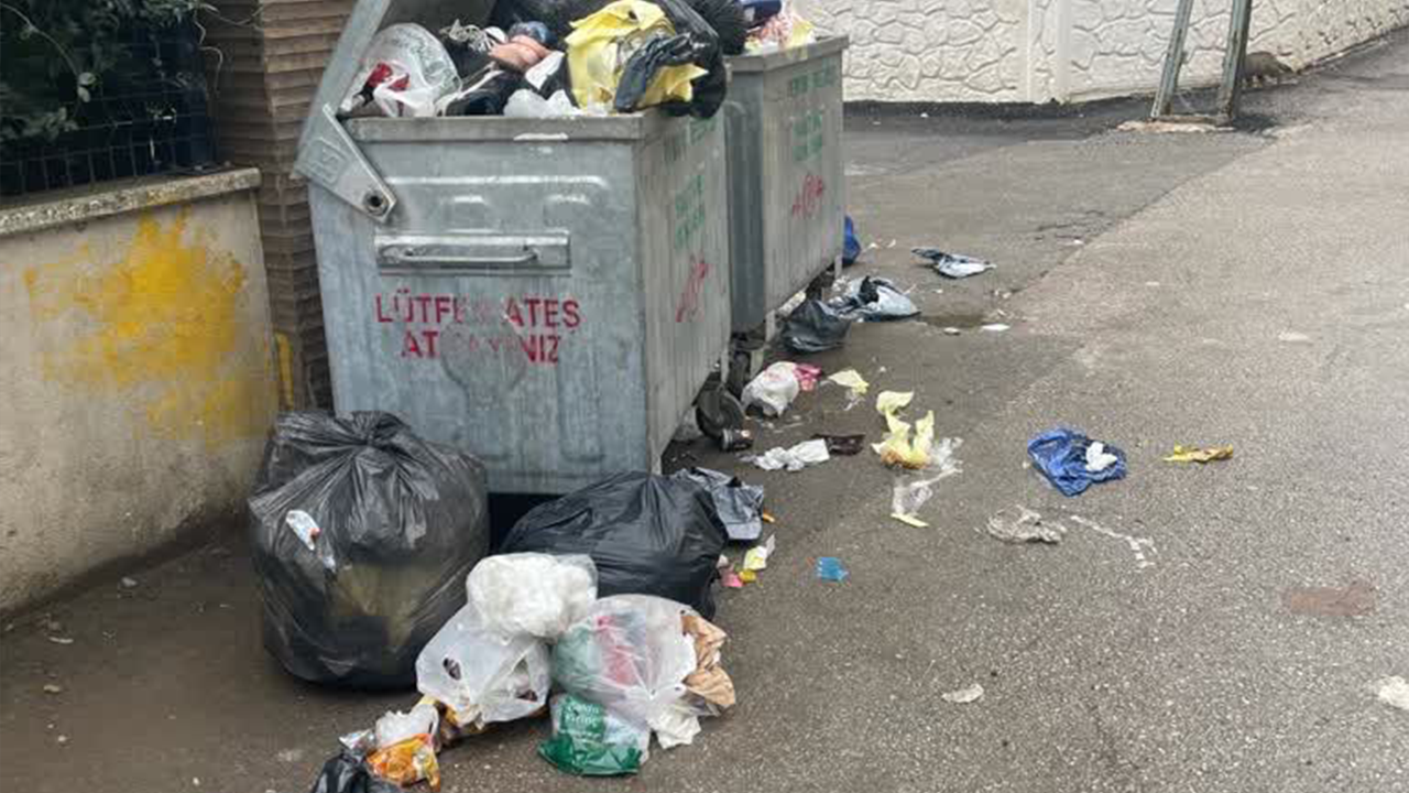 Vatandaşlar Biriken Ve Dağılan Çöplere Tepki Gösterdi