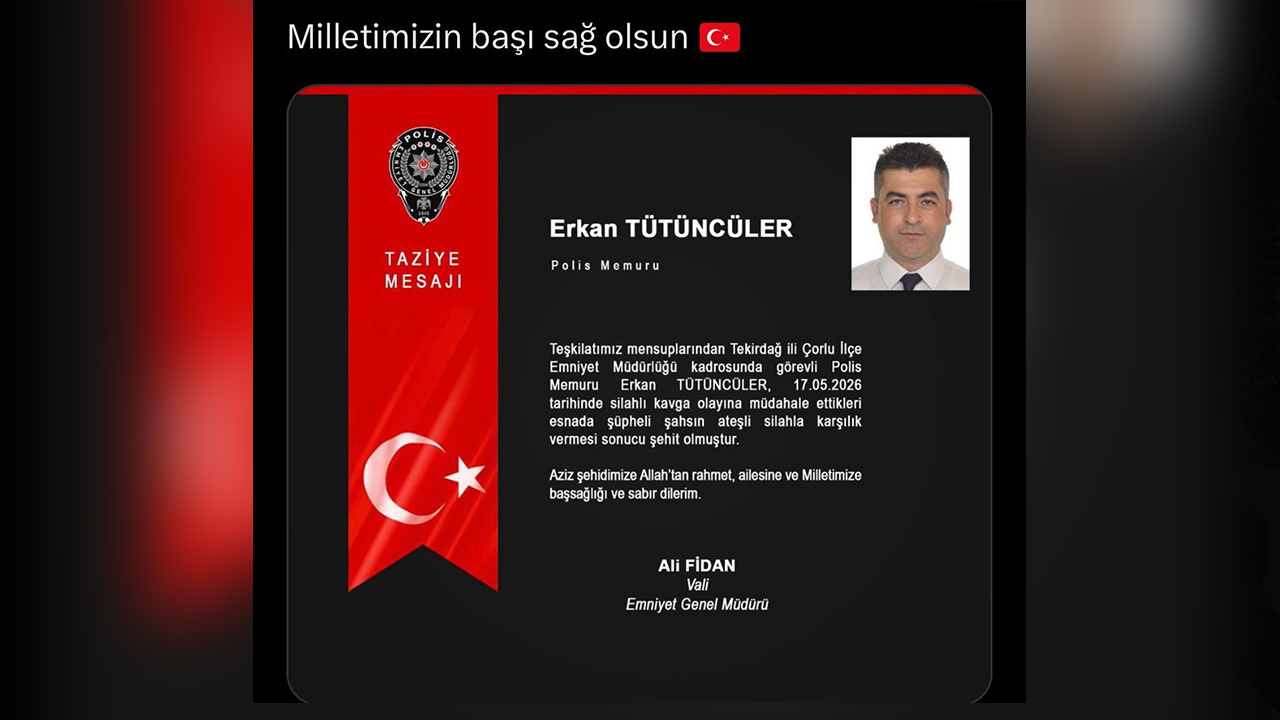 Şehit Polis Memuru Erkan Tütüncüler