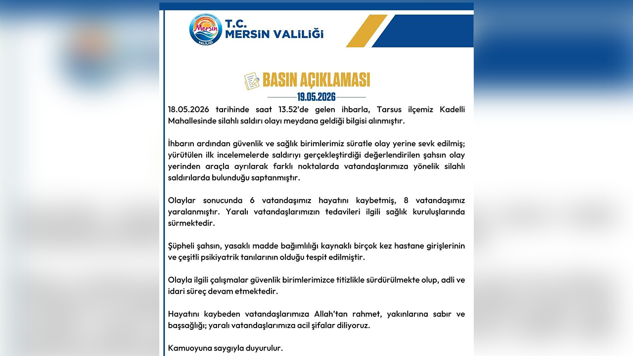Valilikten Olayla Ilgili Açıklama Yapıldı