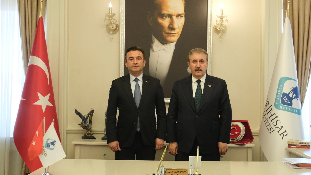 Başkan Dökmeci̇ Ve Bbp Genel Başkani Desti̇ci̇