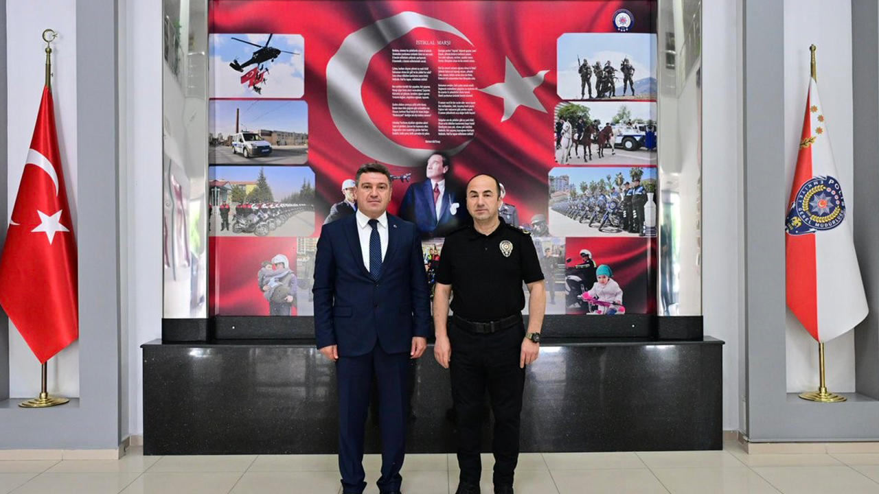 Cumhuriyet Başsavcısı Karakülah'tan Il Emniyet Müdürü Tolga Yılmaz'a Ziyaret