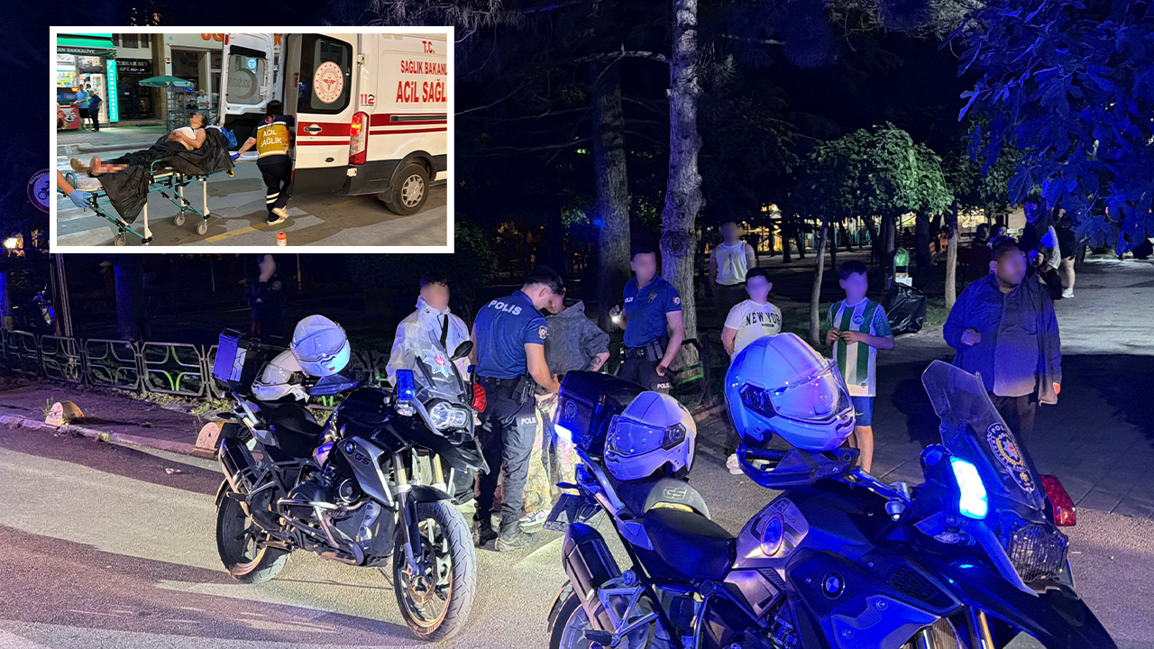 Eskişehir'de Parkta Alkol Alan Şahıslar Arasında Çıkan Kavga Kanlı Bitti!