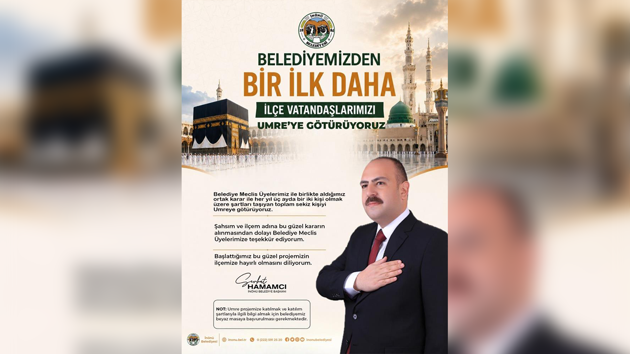 Inönü Belediyesi Umre Projesi