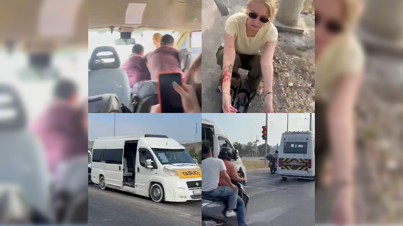 Mi̇ni̇büsteki̇ Korku Dolu Anlar Kameraya Yansidi