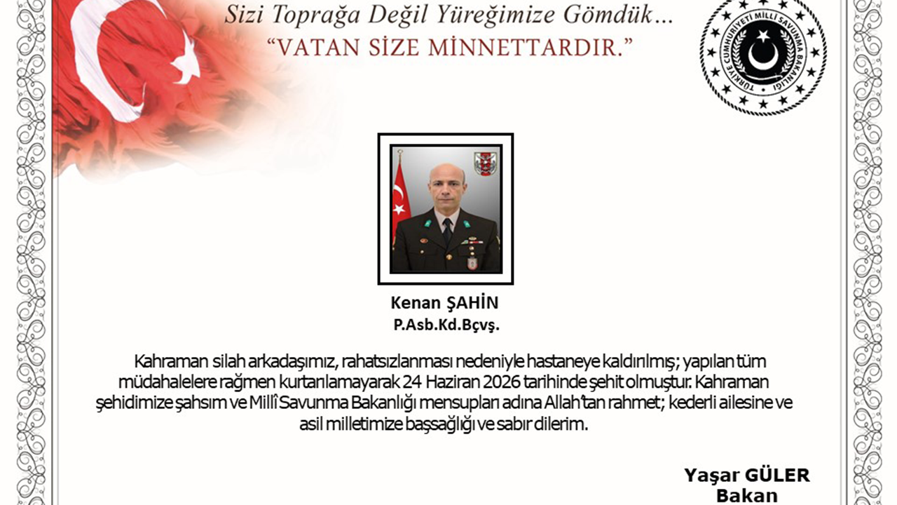 Şehit P.asb.kd.bçvş. Kenan Şahin