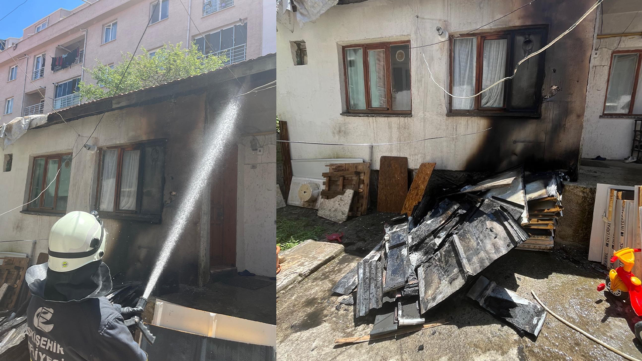 Yangın Ekipler Tarafından Kısa Süre Içinde Kontrol Altına Alındı