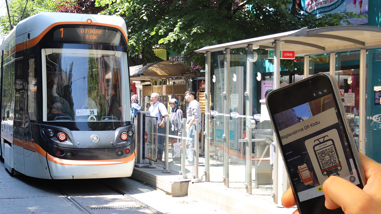 Eskişehir'deki Tramvay Duraklarında Yeni Dönem Başladı!