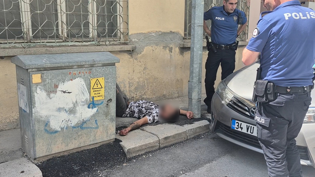 Kaldırımda Hareketsiz Yatan Şahsa Müdahale Edildi