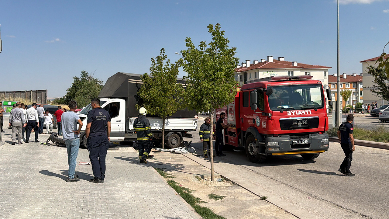 Kaza Nedeniyle Ortalık Bir Anda Savaş Alanına Döndü