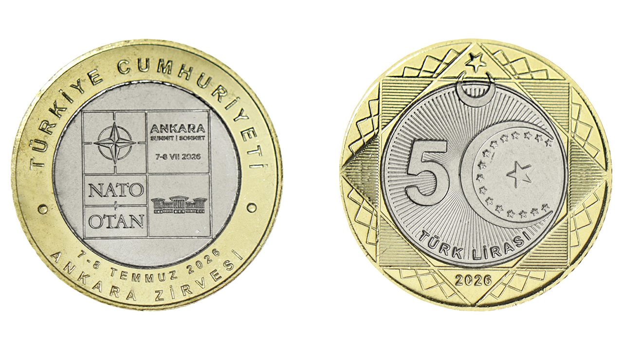 Nato Zirvesine Özel Madeni 5 Lira