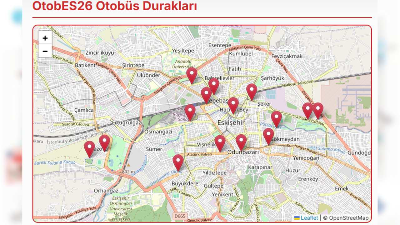 Otobes26 Otobüs Durakları