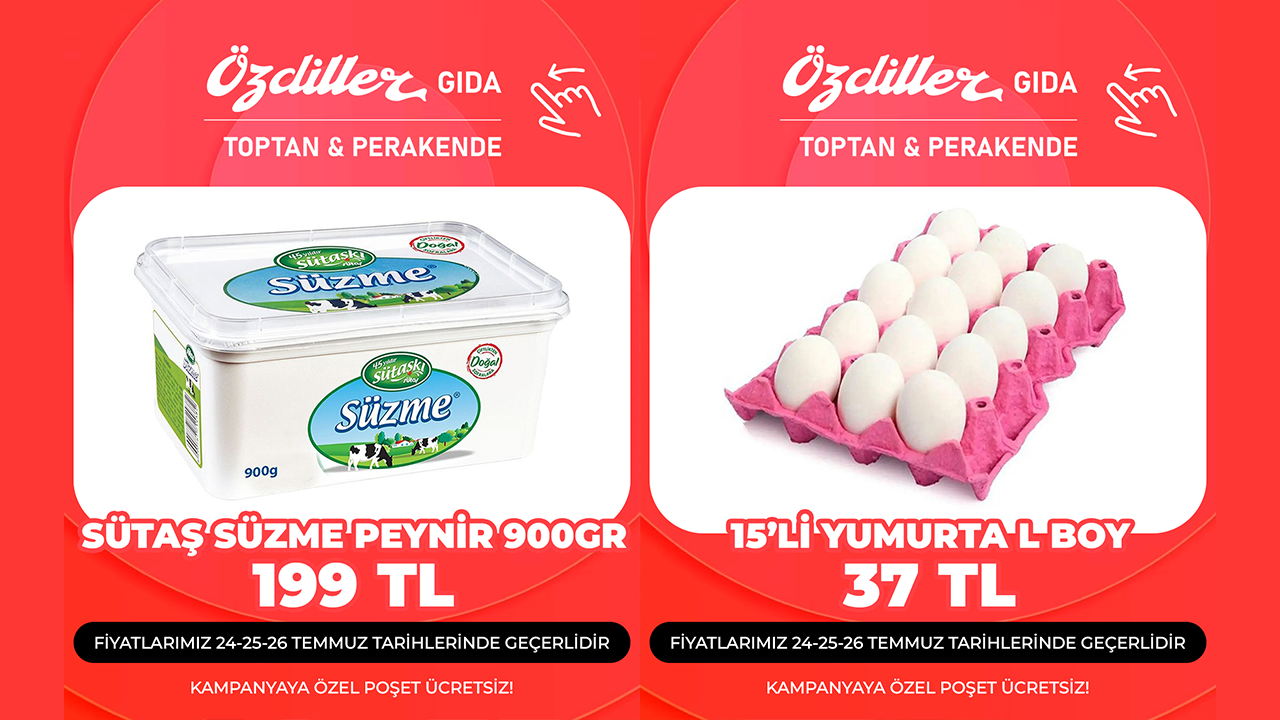 Özdiller Gıda Peynir Ve Yumarta Fiyatları