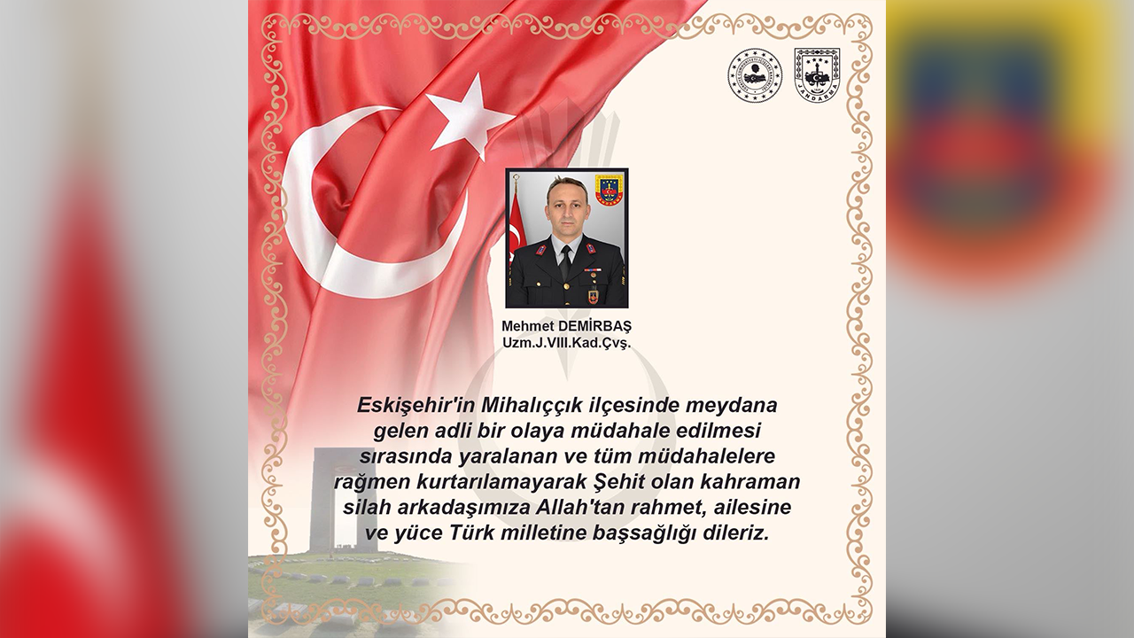 Şehit Uzman Jandarma Mehmet Demirbaş