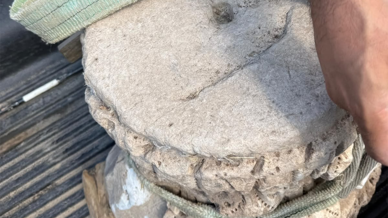 Tarihi Kalıntı Yetkililere Teslim Edildi