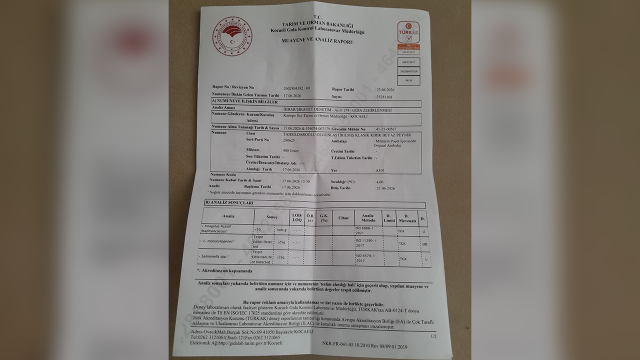 Tarim Ve Orman Bakanliğinın Muayene Ve Anali̇z Raporu