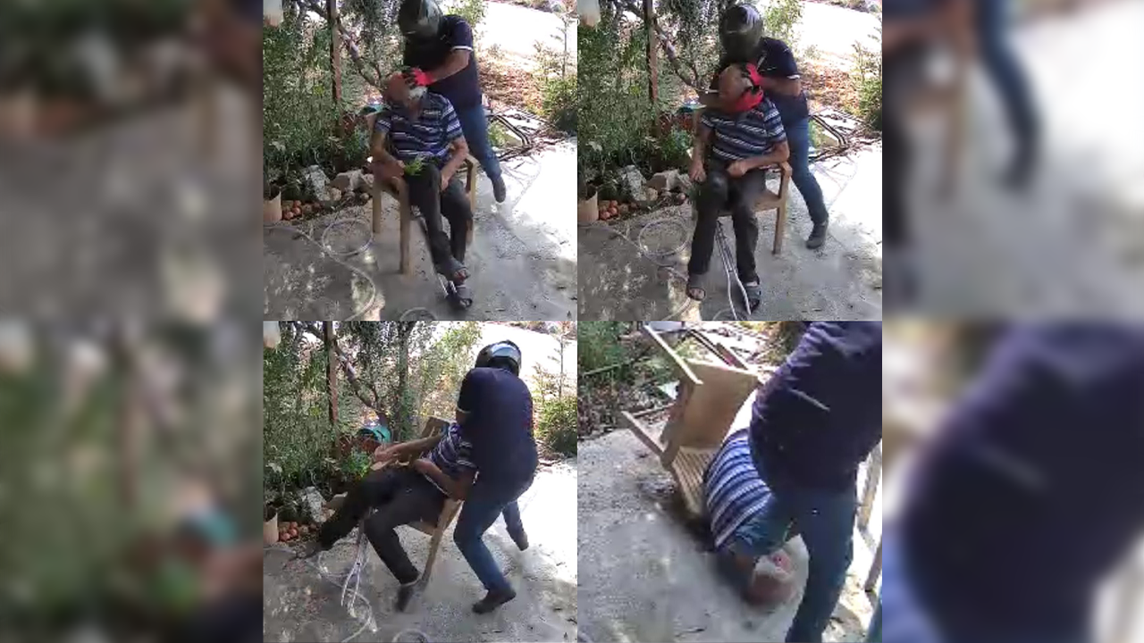 Yaşli Adama Acimasizca Saldirdi