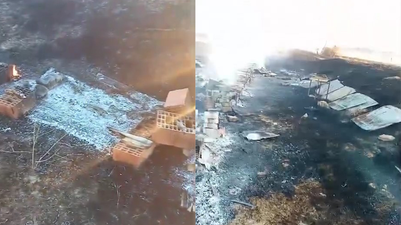 Alevler Bi̇r Anda Tüm Kovanlari Sardi