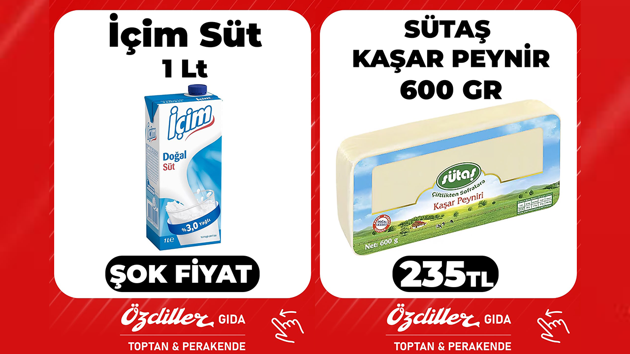 Içim Süt Sütaş Kaşar Peynir