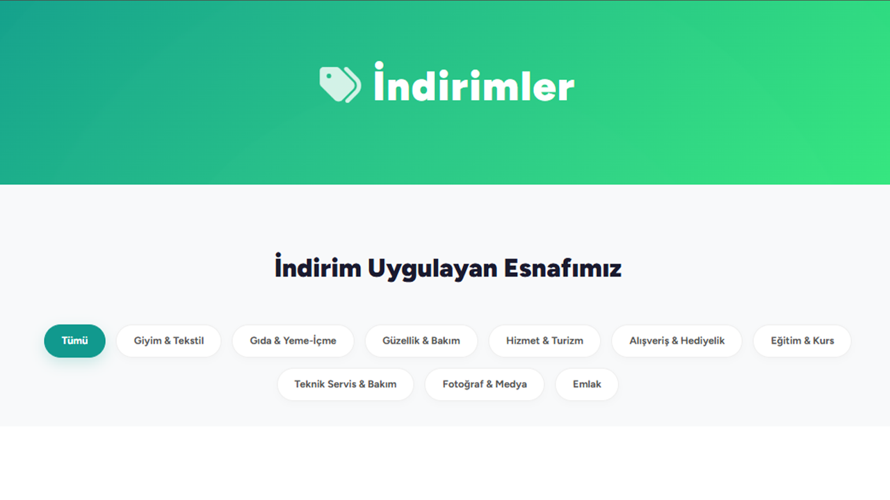 Indirim Uygulayan Firmalara Tek Tıkla Ulaşılabiliyor