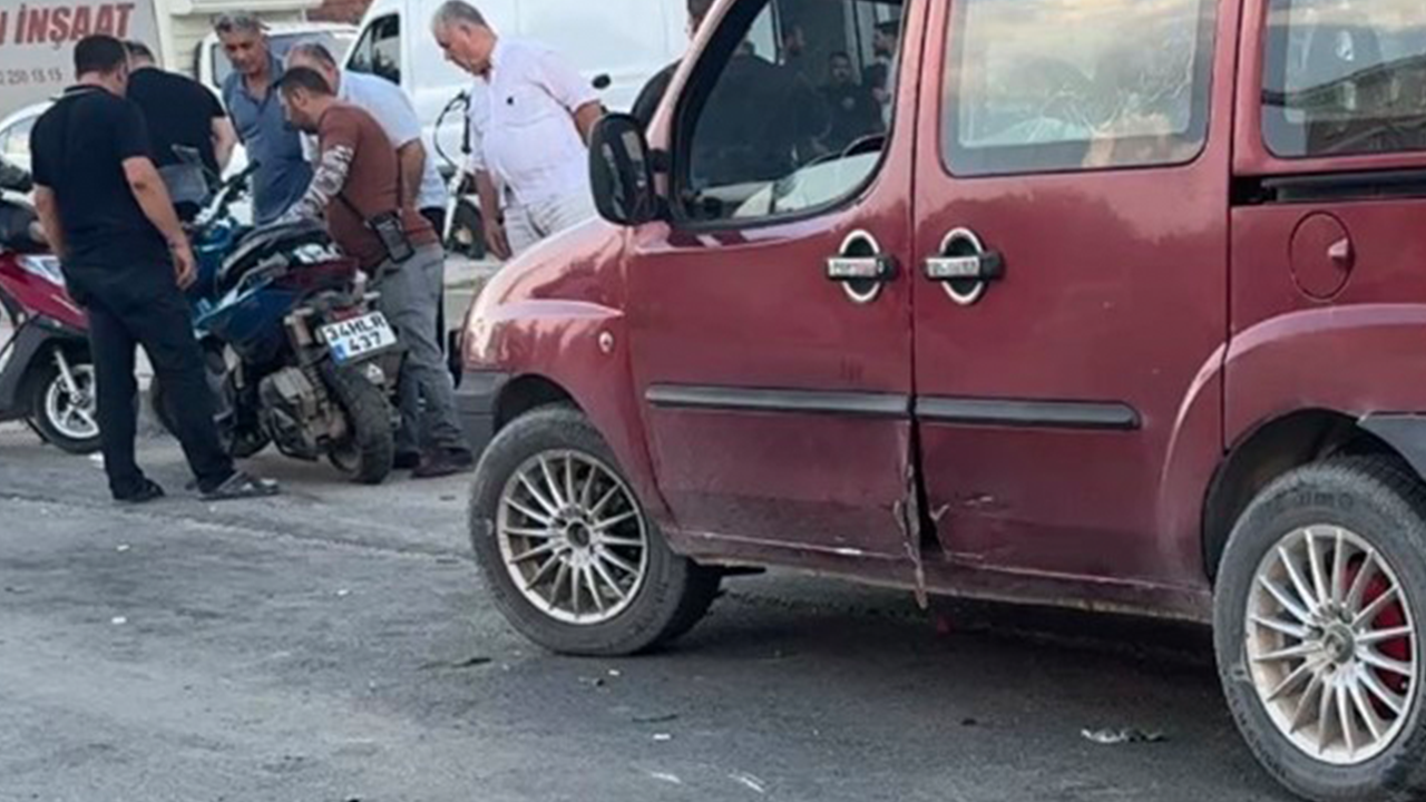 Kazada 2 sürücü yaralandı