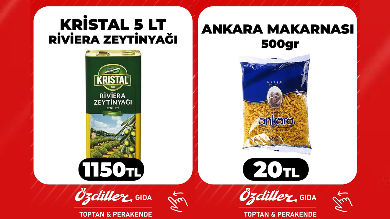 Kristal Riviere Zeytinyağı Ankara Makarnası
