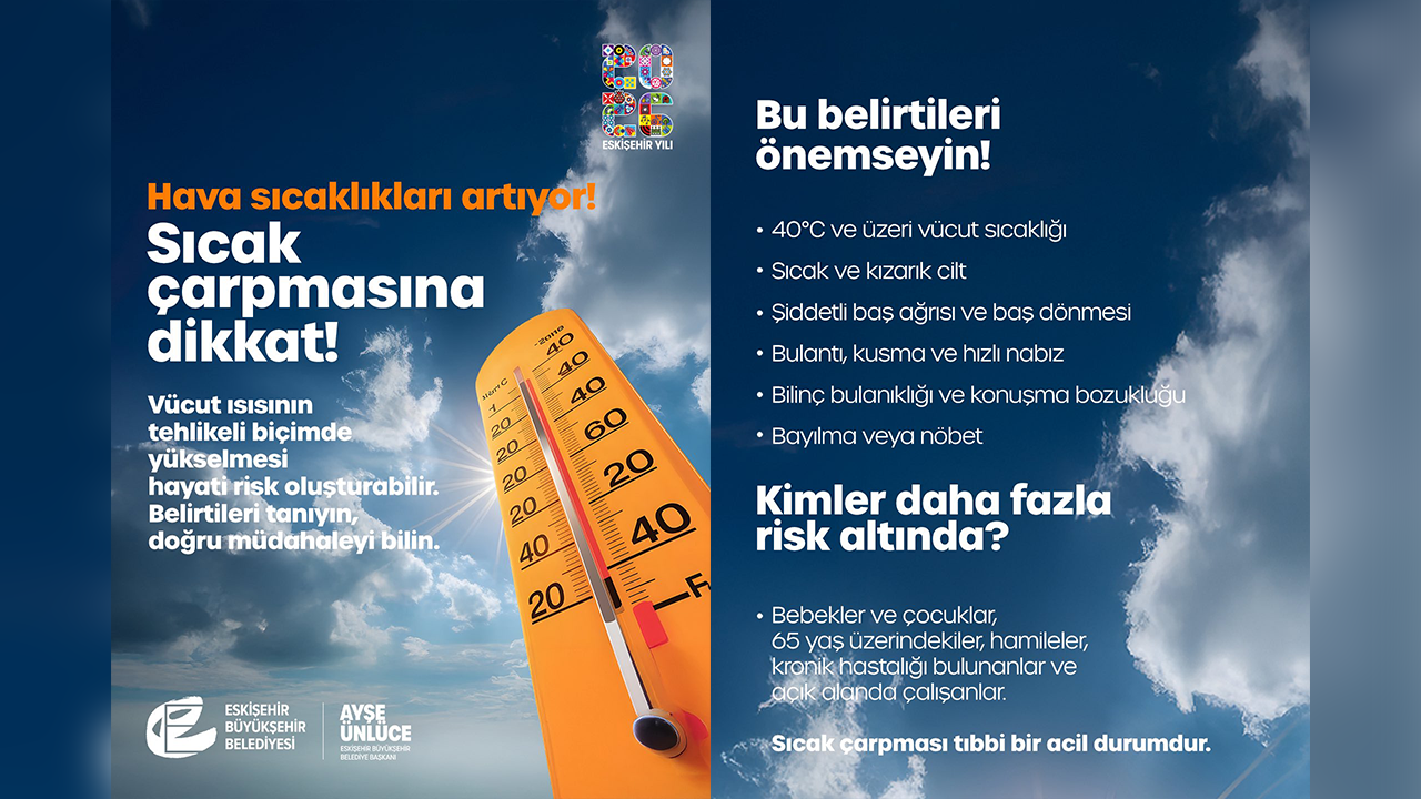 Sıcak Çarpmasına Dikkat