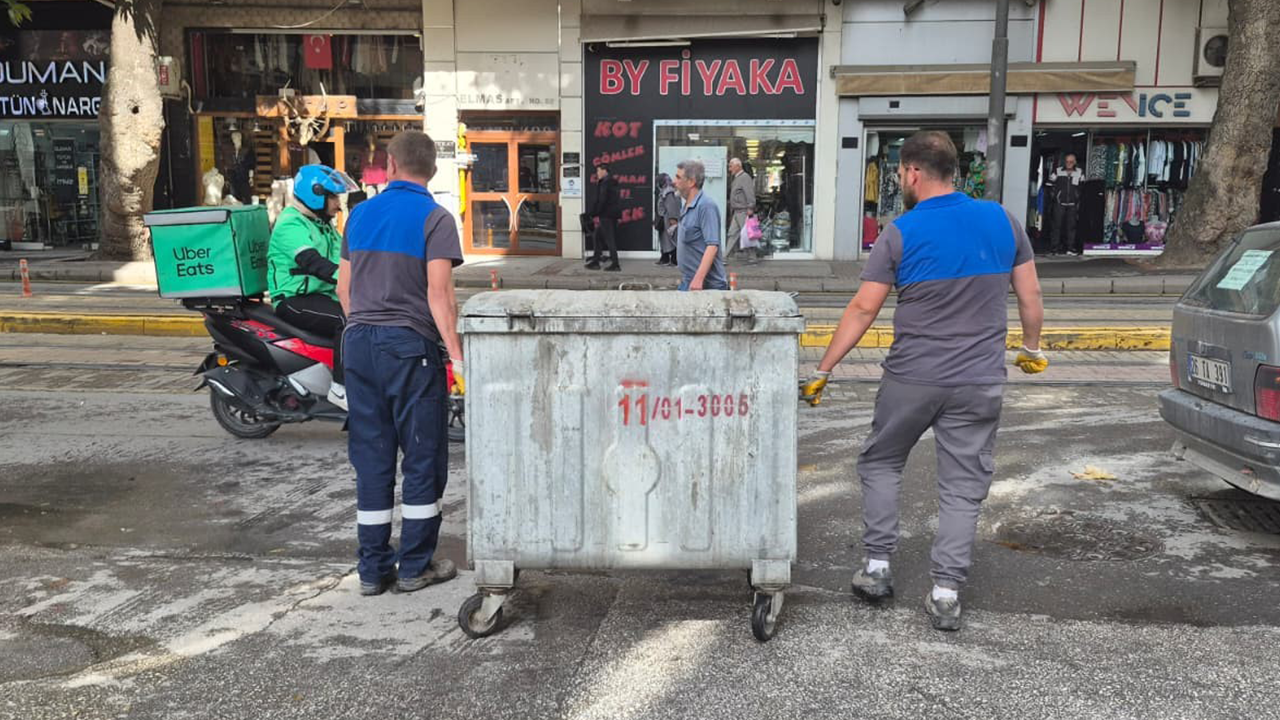 Konteyner Yerinden Kaldırıldı