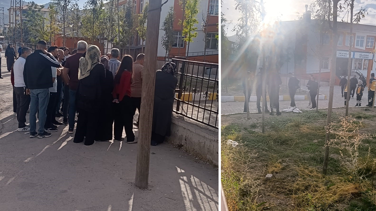 Olay Sonrası Ekipler Ve Veliler Okula Geldi
