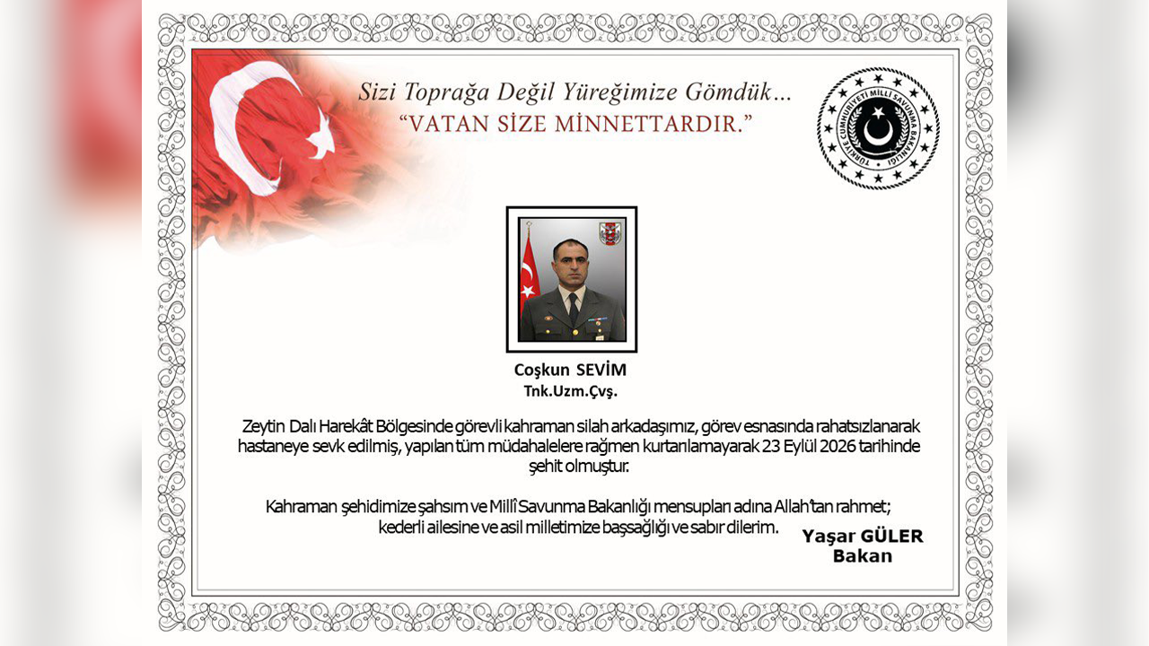 Şehit Tnk. Uzm. Çvş. Coşkun Sevim