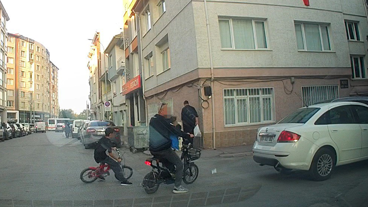Sürücü Son Anda Fren Yaptı