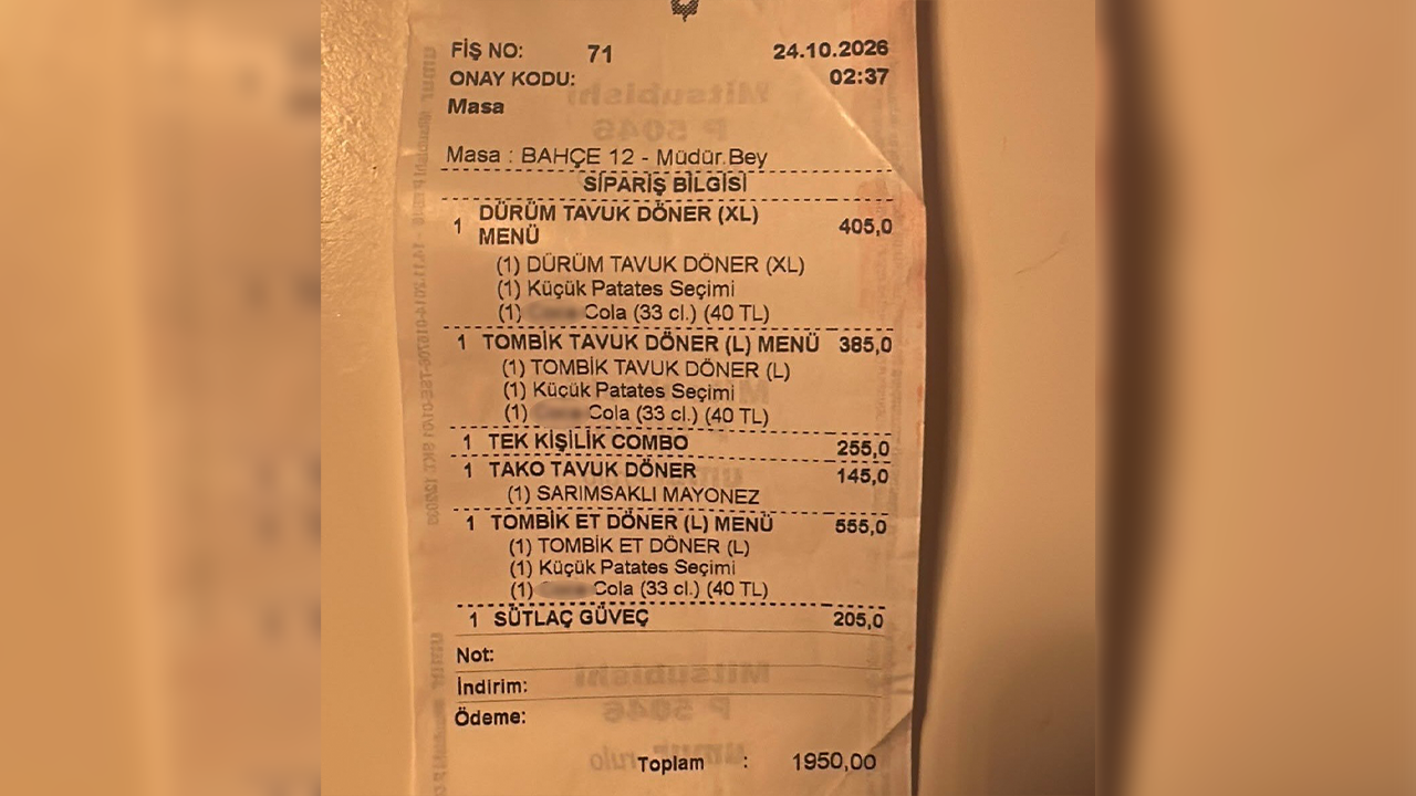 Bin 950 Lira Hesabı Ödemeden Kaçtılar