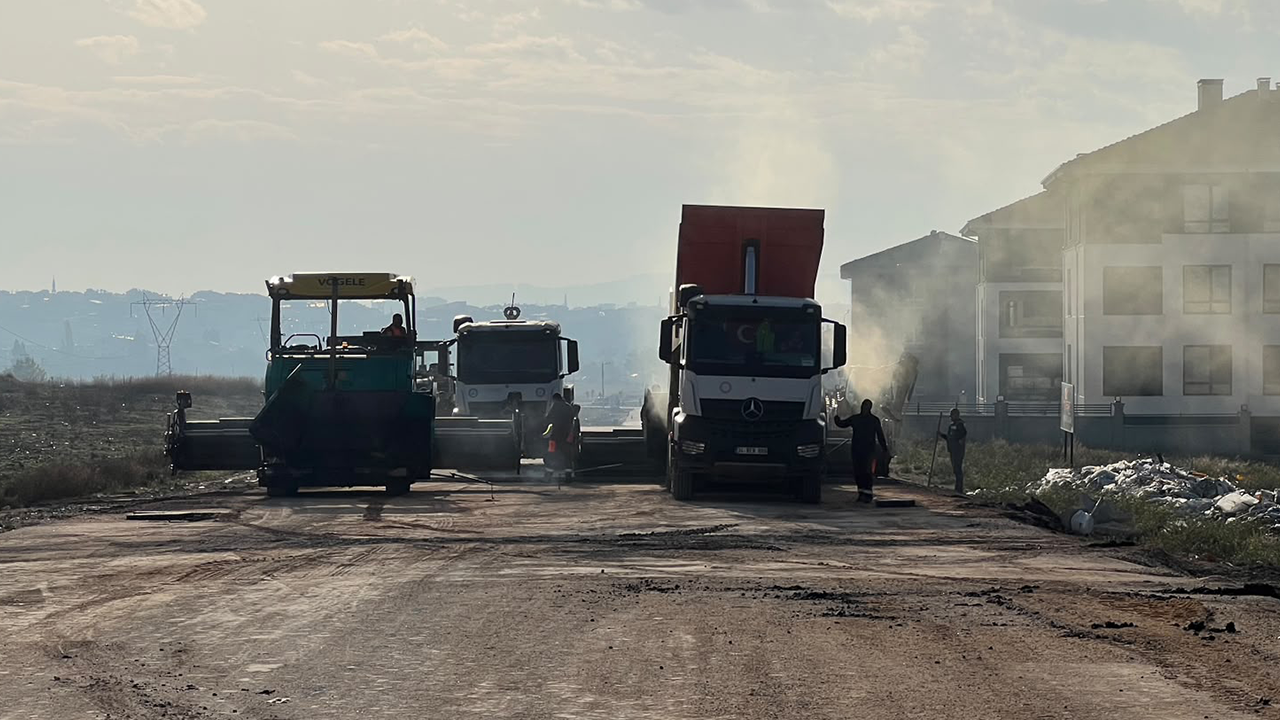 Eskişehir'de Yeni Yol Çalışması Hız Kazandı