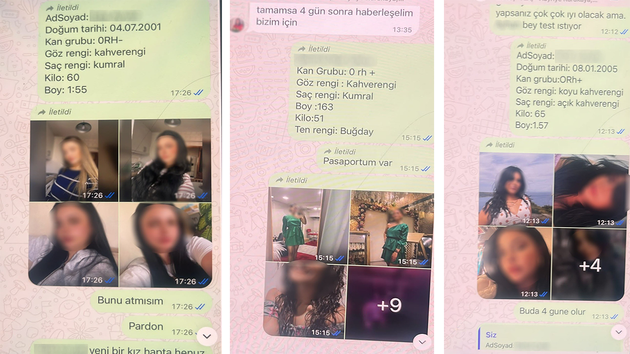 Kadınların Fotoğrafları Ve Özellikleri Kataloglanmış