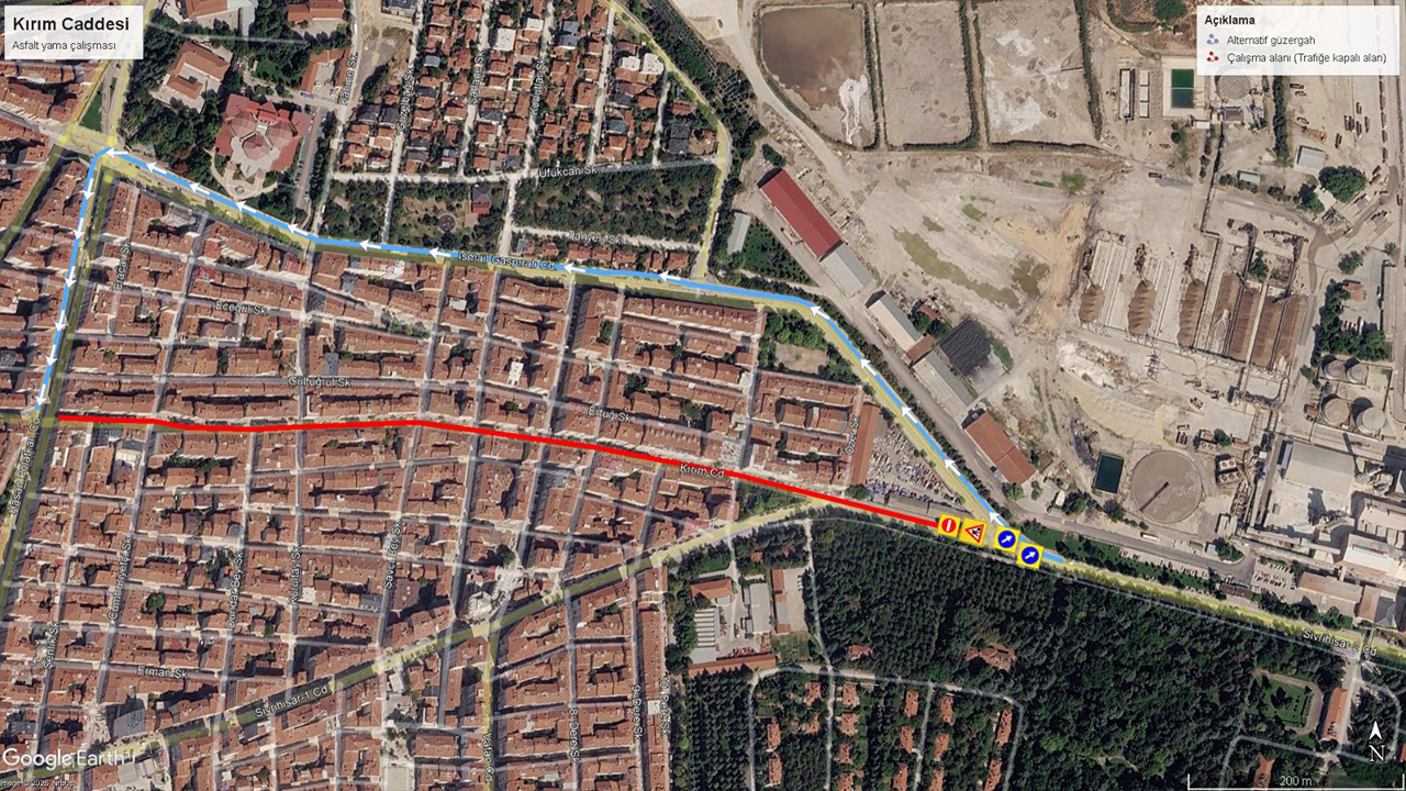 Kırım Caddesi Asfalt Yama Çalışması