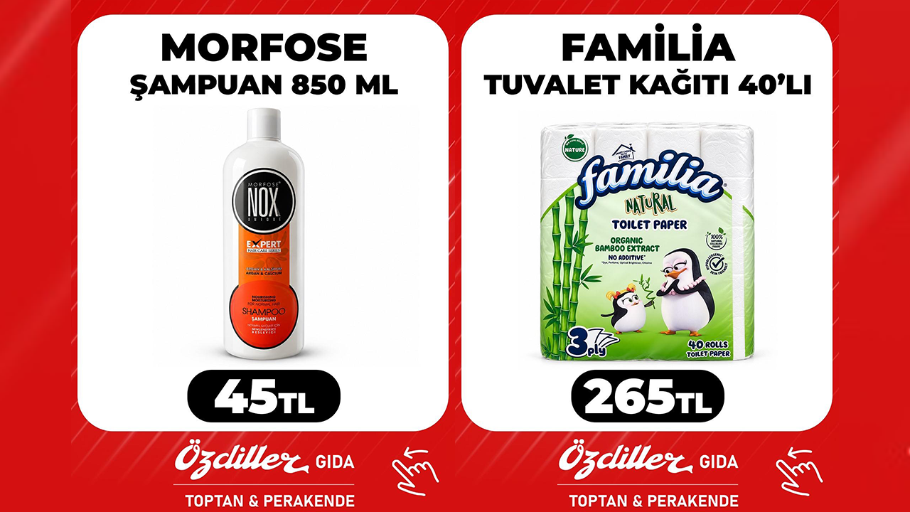 Şampuan Ve Tuvalet Kâğıdında Hafta Sonu İndirimi