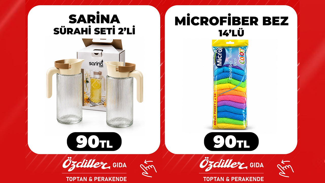 Sari̇na Sürahi̇ Ve Mi̇crofi̇ber Bez